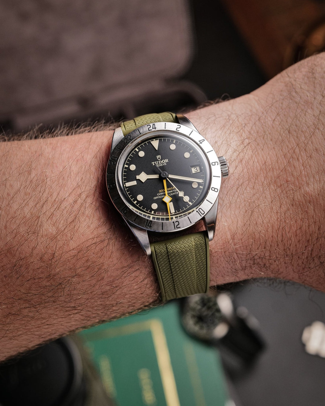 AnchorFlex Rubber Strap - OD Green - Anchor Strap Co.