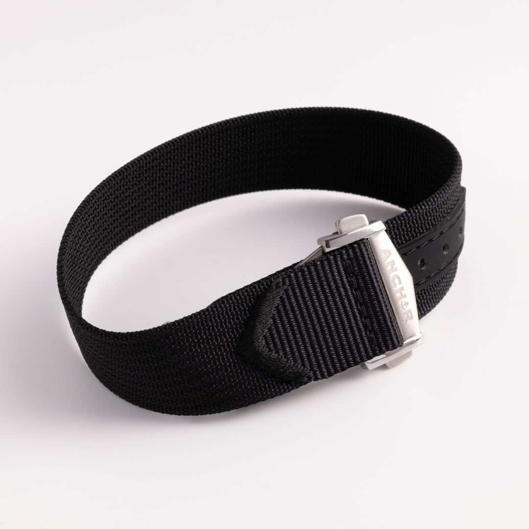Black Deployant Nylon Strap MkIII - Anchor Strap Co.