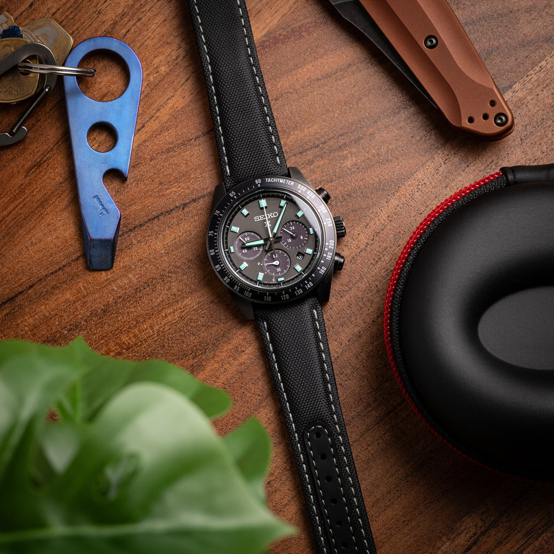 Black Deployant Sailcloth Strap - Anchor Strap Co.