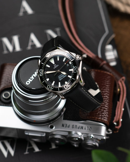 Black Sailcloth - Anchor Strap Co.