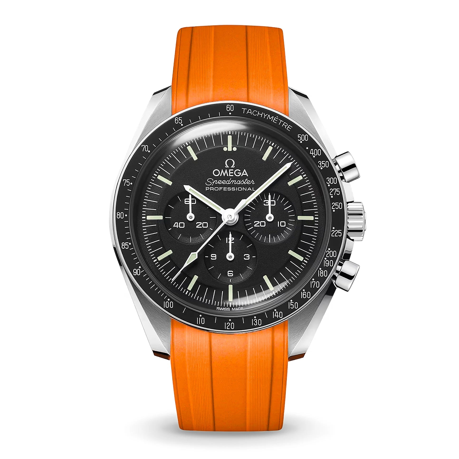 Deployant FKM for Omega Speedmaster - Buoy Orange – Anchor Strap Co.