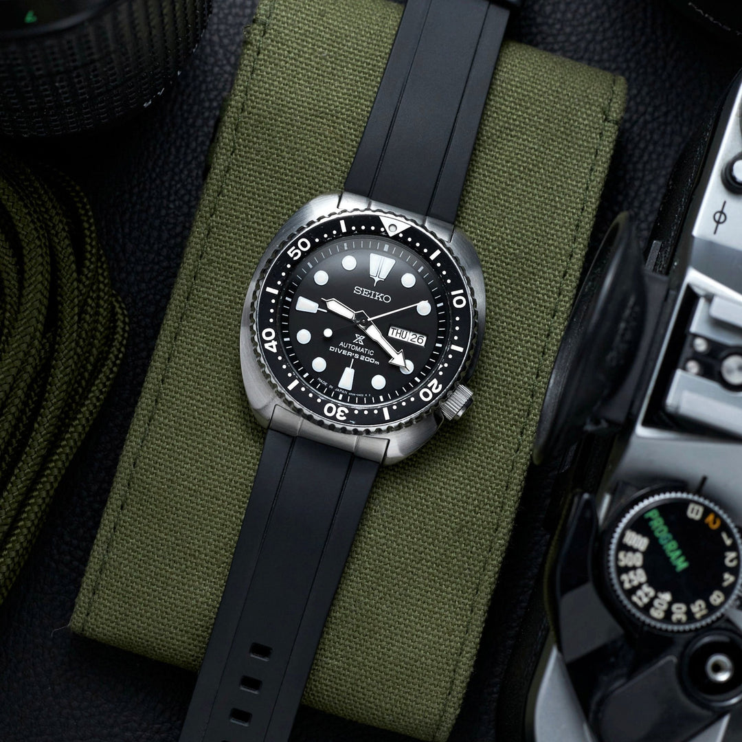 Clockwork Republic End Link Rubber Strap for Seiko Turtle - Anchor Strap Co.