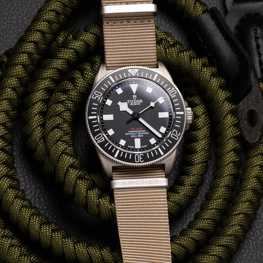 Khaki Standard Nylon - Anchor Strap Co.