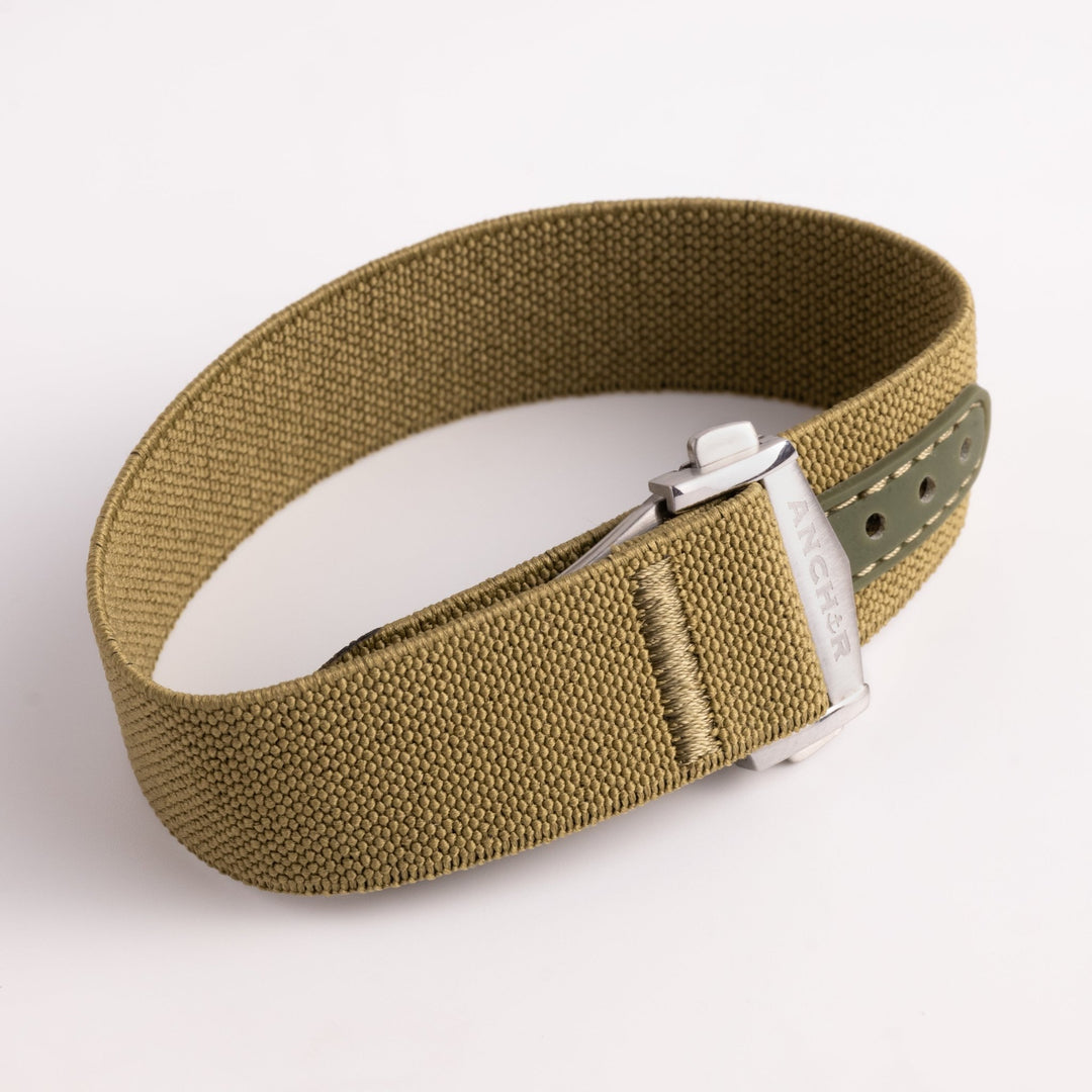OD Green Deployant Elastic Strap - Anchor Strap Co.