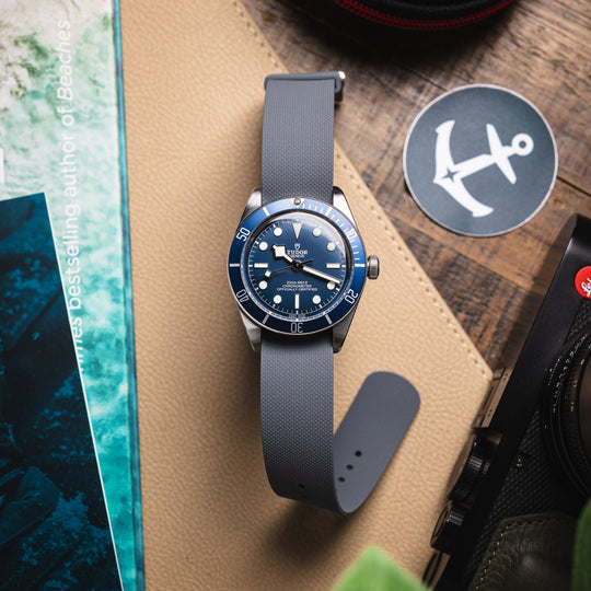 Single - Pass FKM Rubber Strap - Admiralty Grey - Anchor Strap Co.