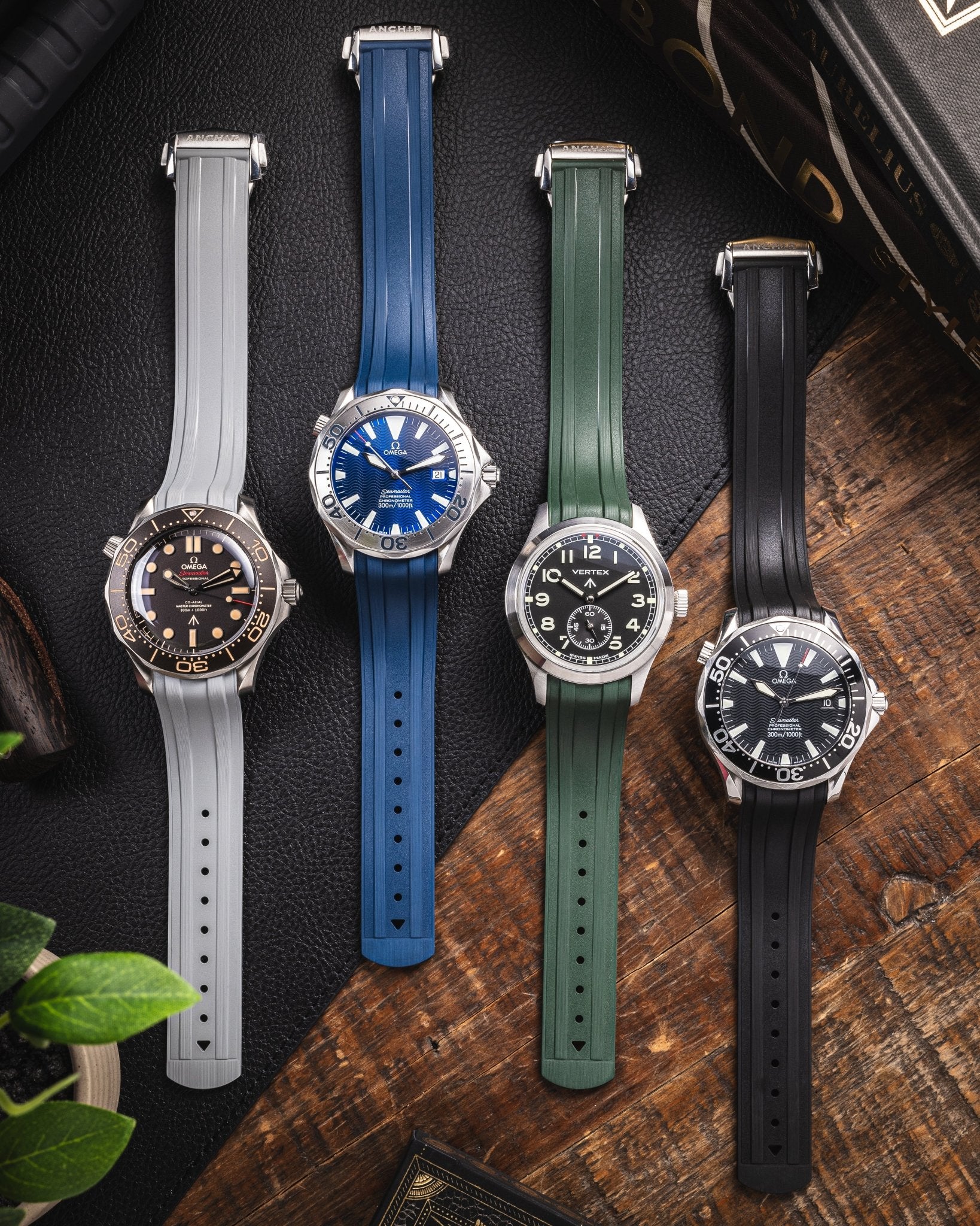 Deployant FKM for Omega Seamaster - Anchor Strap Co.