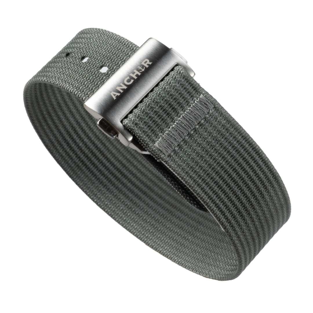 Grey Deployant Nylon Strap