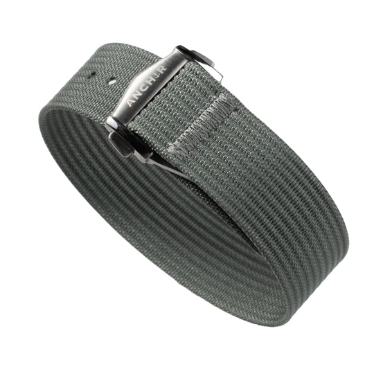 Grey Deployant Nylon Strap