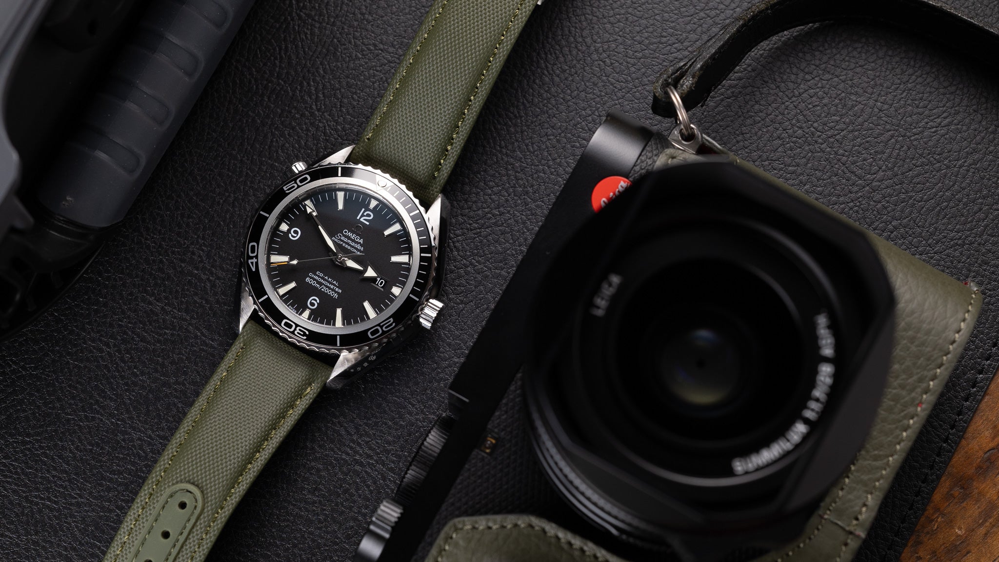 Black Deployant Sailcloth Watch Strap – Anchor Strap Co.