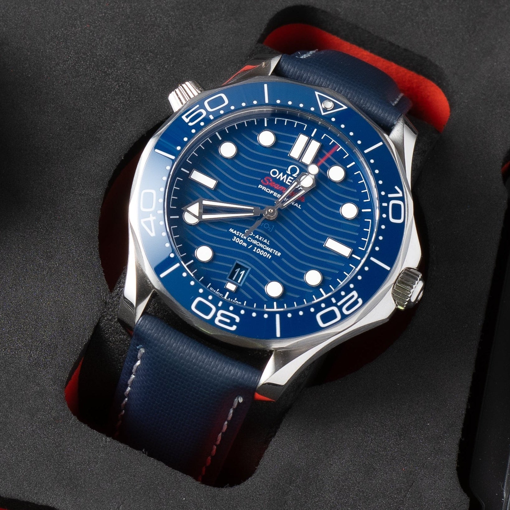 Navy Deployant Sailcloth Watch Strap – Anchor Strap Co.
