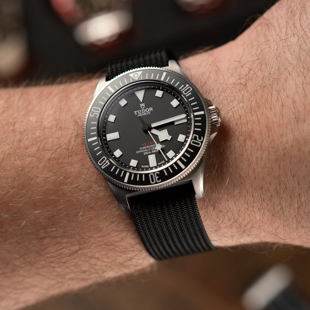 Black Deployant Nylon Strap MkIII
