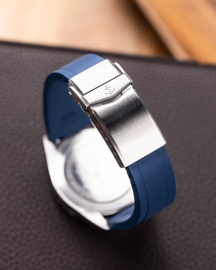 Kumamoto™ CTS End-Link Rubber Strap for Tudor Black Bay 54 - Navy Blue
