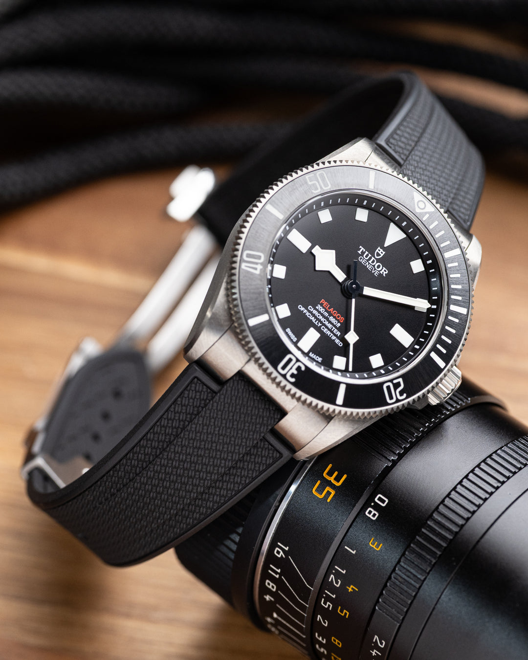 AnchorFlex™ End-Link Deployant for Tudor Pelagos 39 - Bathyscaphe Black