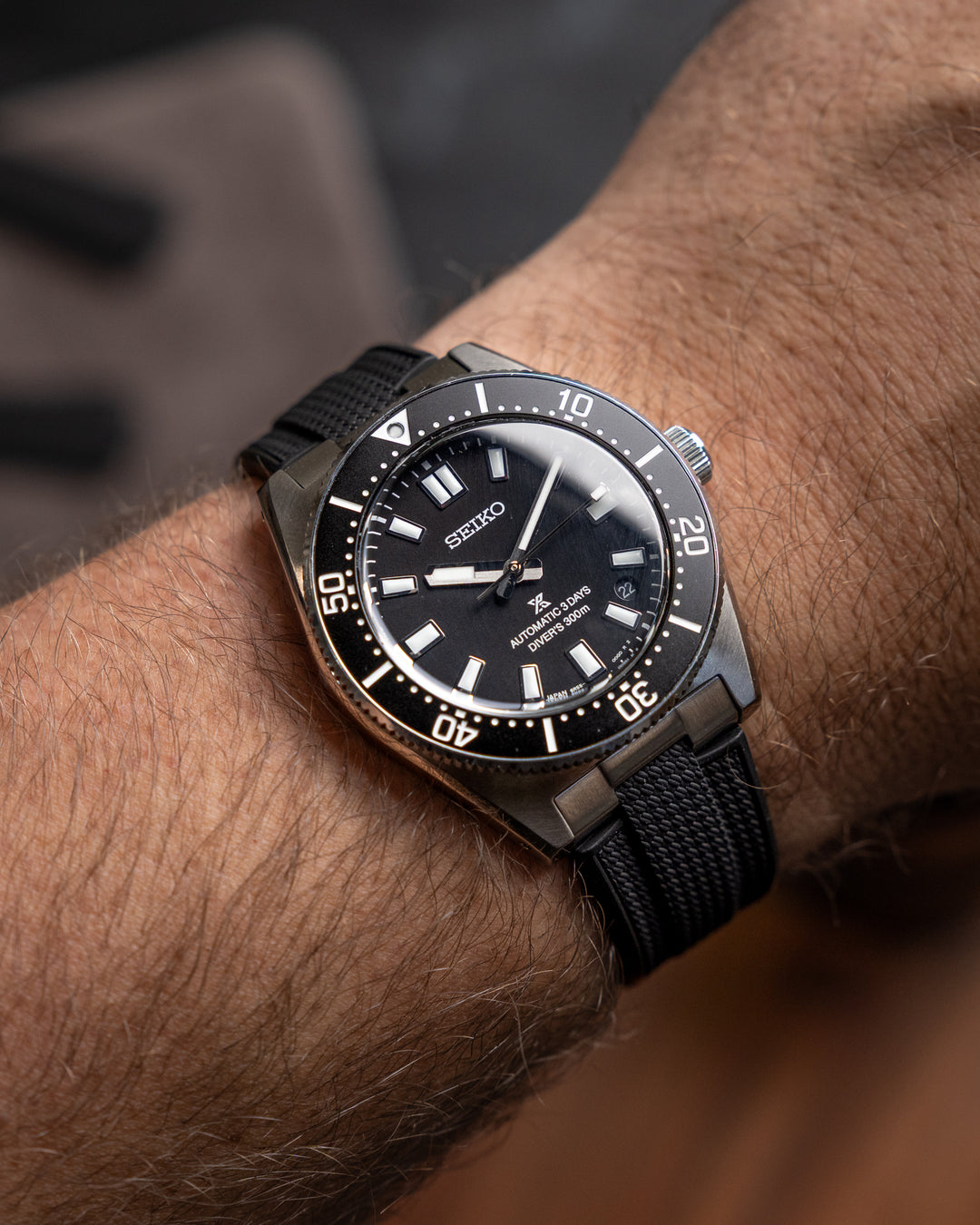 AnchorFlex™ End-Link for Seiko Prospex SPB453 / SPB451 / SPB455 - Bathyscaphe Black