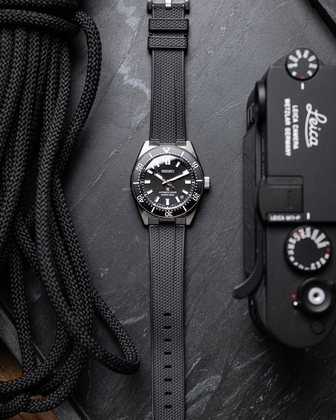 AnchorFlex™ End-Link for Seiko Prospex SPB453 / SPB451 / SPB455 - Bathyscaphe Black