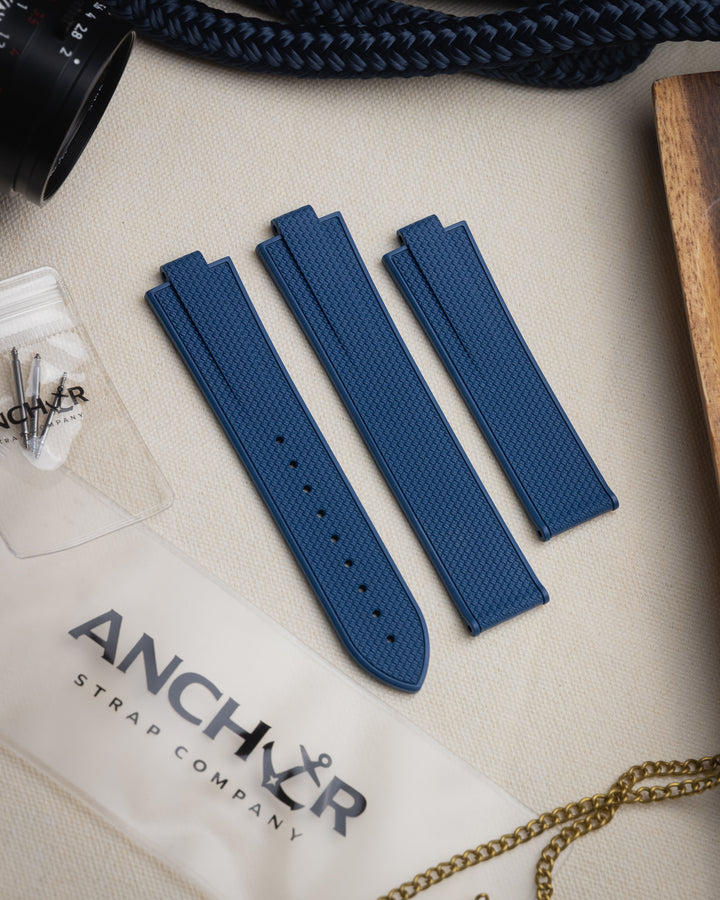 AnchorFlex™ End-Link Deployant for Omega Seamaster 41mm - Navy Blue