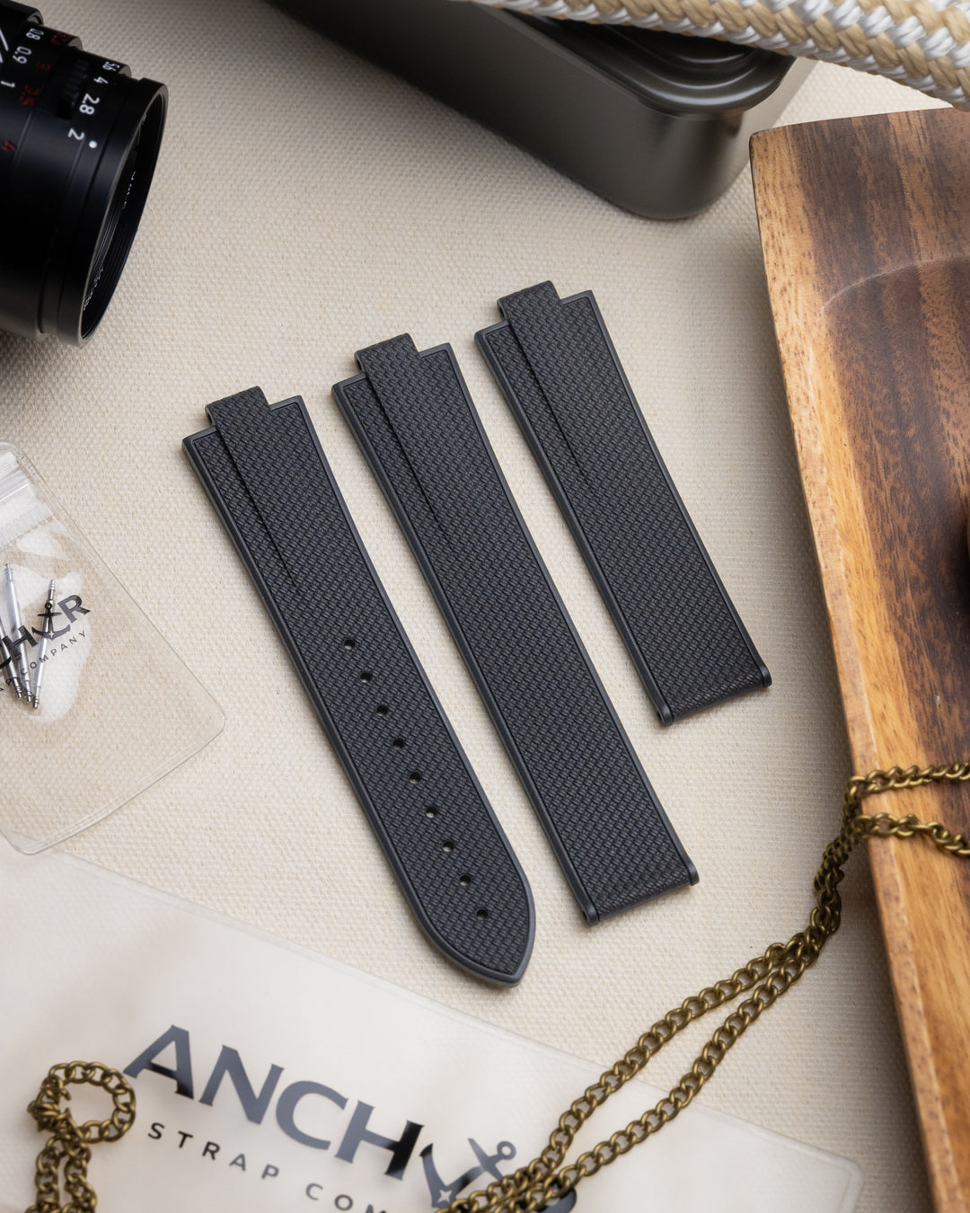 AnchorFlex™ End-Link Deployant for Omega Seamaster 41mm - Bathyscaphe Black