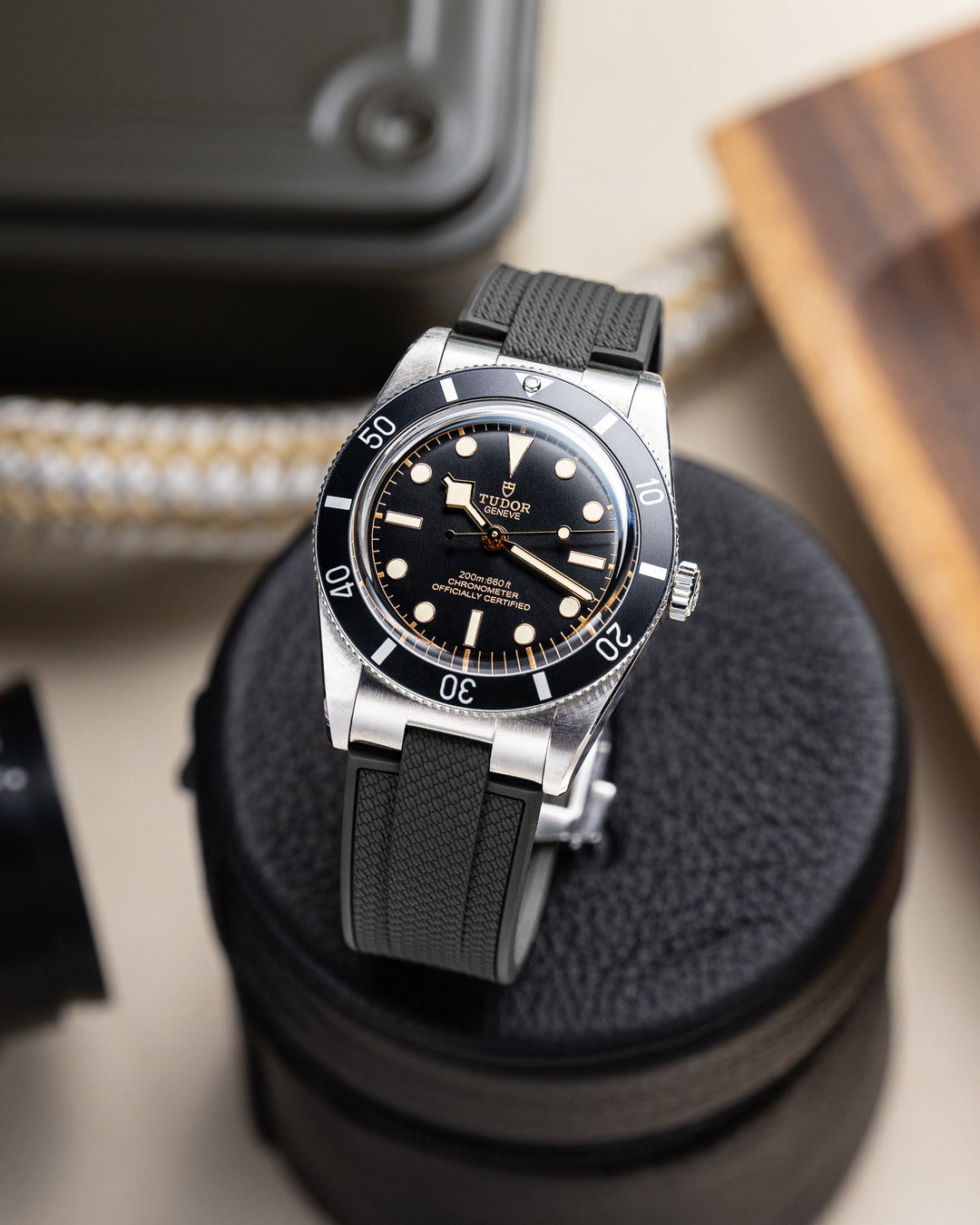 AnchorFlex™ End-Link Deployant for Tudor Black Bay 54 - Bathyscaphe Black