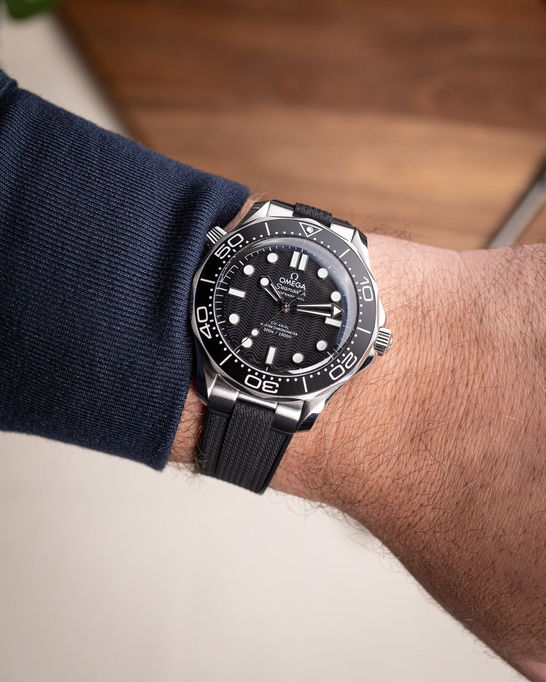 AnchorFlex™ End-Link Deployant for Omega Seamaster 42mm - Bathyscaphe Black
