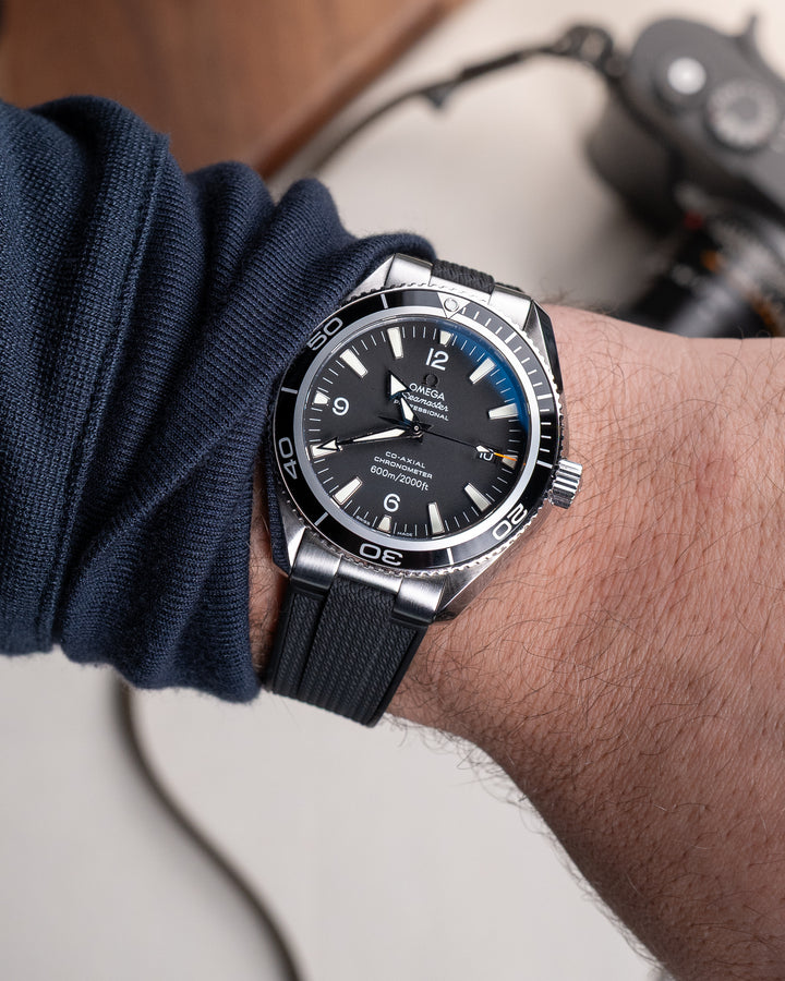 AnchorFlex™ End-Link Deployant for Omega Planet Ocean 2500 42mm - Bathyscaphe Black