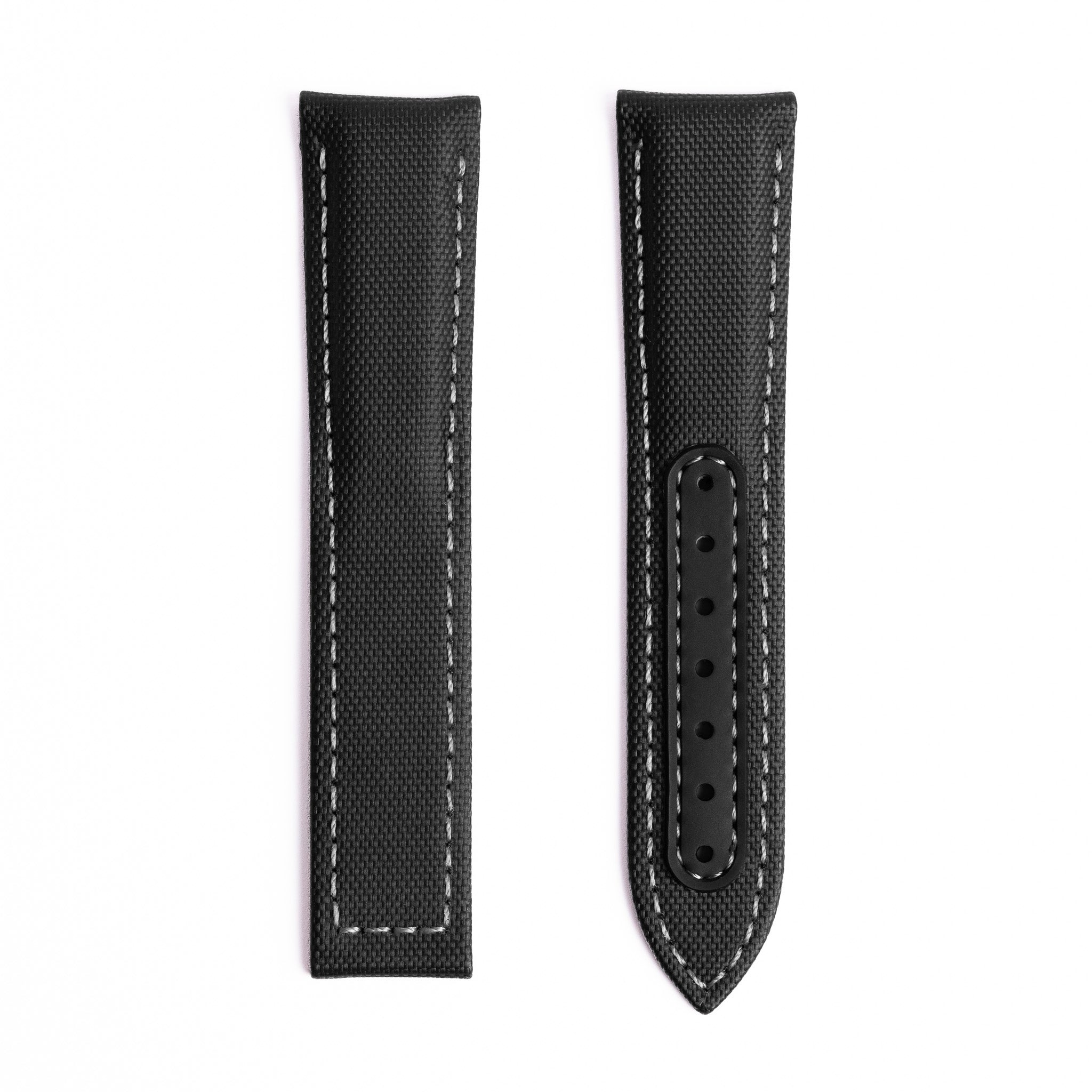 Black Deployant Sailcloth Watch Strap – Anchor Strap Co.