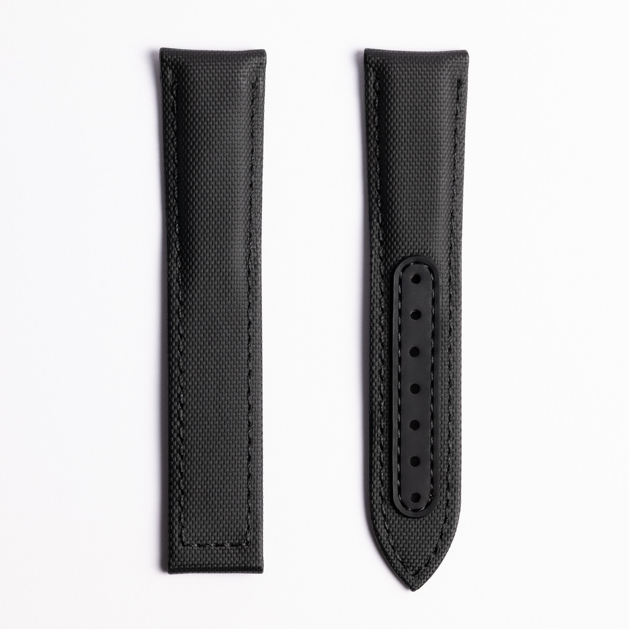 Black Deployant Sailcloth Watch Strap – Anchor Strap Co.