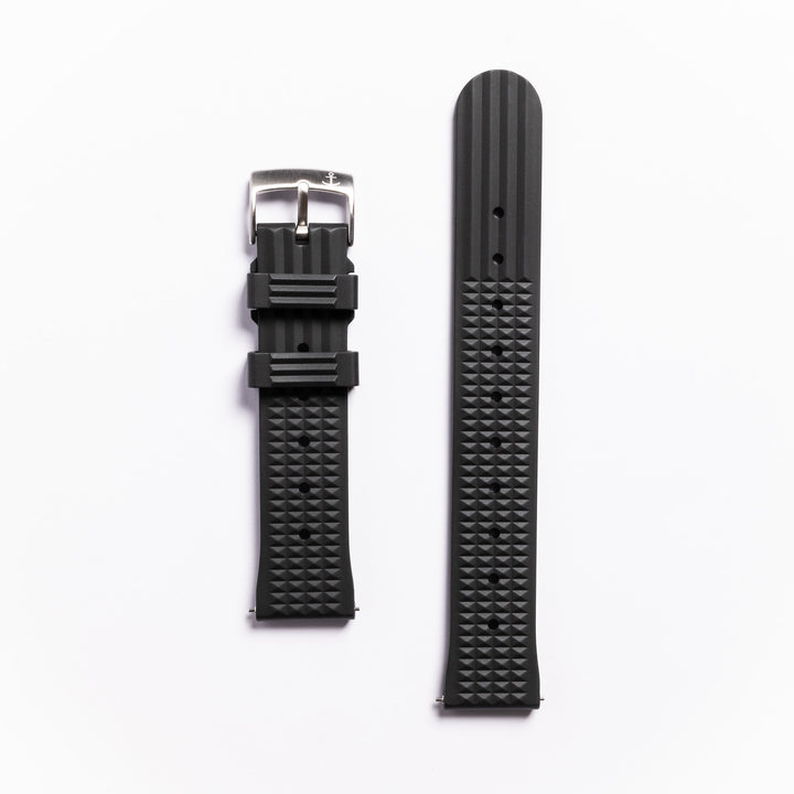 Seahunter Waffle Strap - Bathyscaphe Black