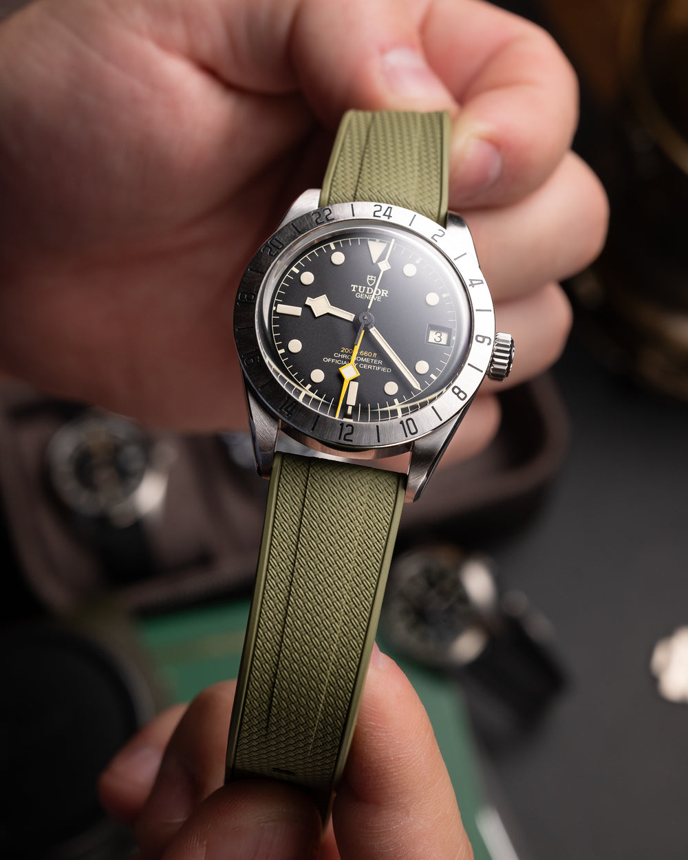 AnchorFlex Rubber Strap - OD Green