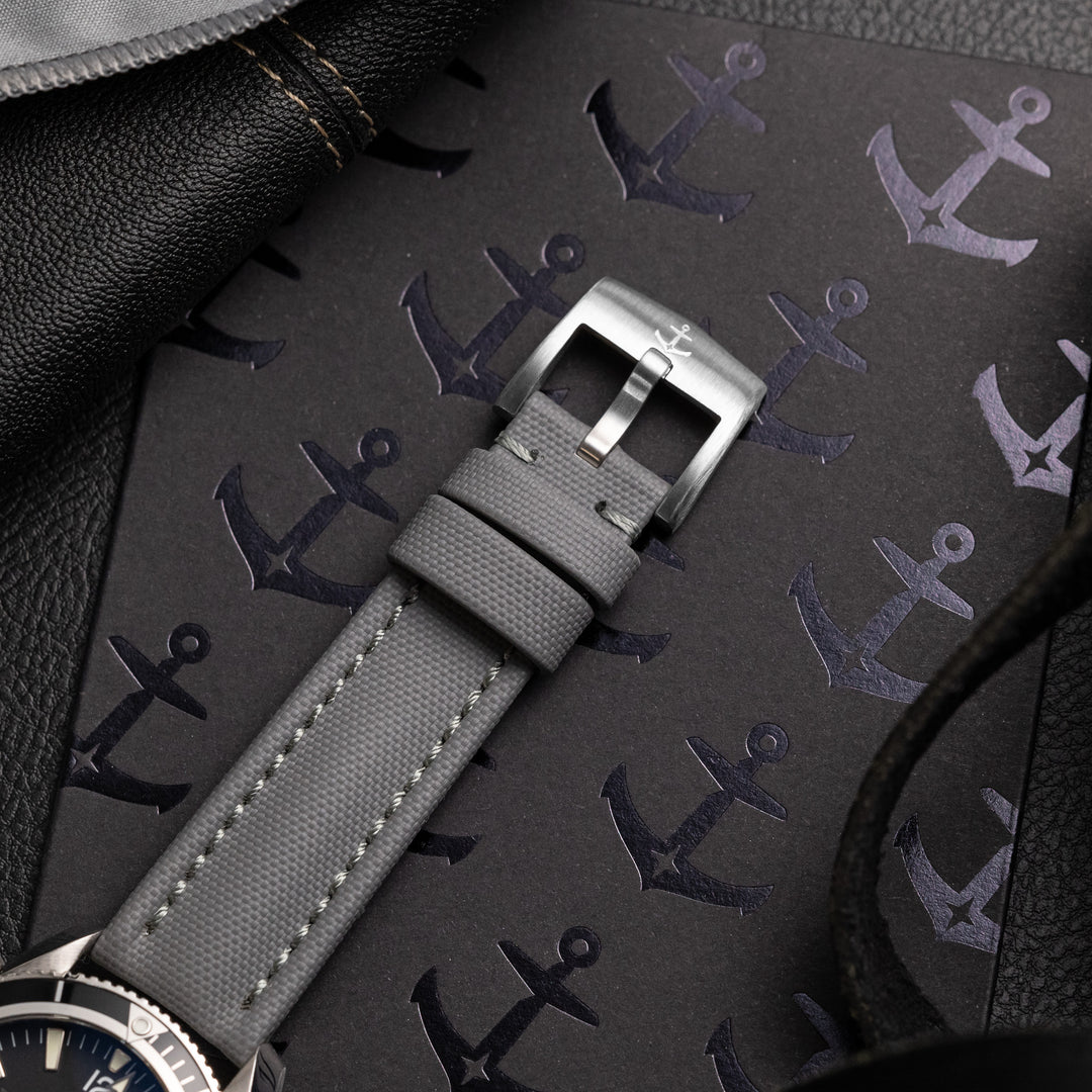 Classic Sailcloth Strap - Grey