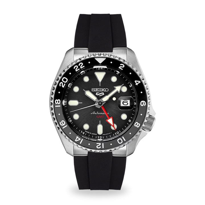Kumamoto™ CTS End-Link Rubber Strap for Seiko SSK GMT - Black