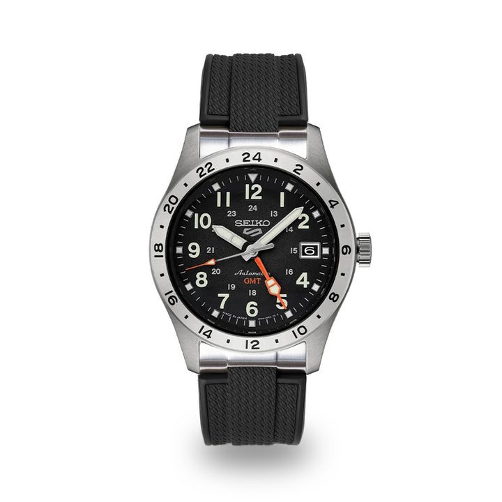 AnchorFlex™ End-Link Deployant for Seiko 5 Sports Field GMT (SSK023 Series) - Bathyscaphe Black