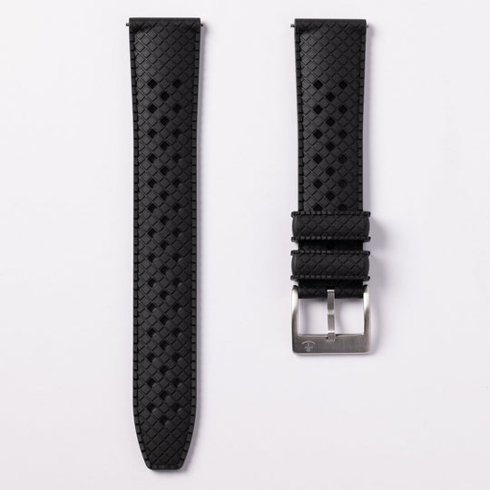 AnchorFLEX "Brando" Rubber Strap - Black - Anchor Strap Co.