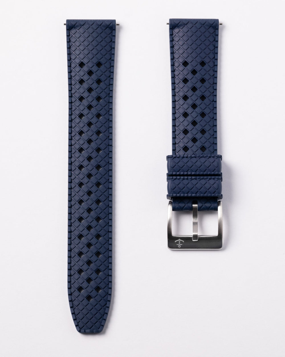 AnchorFLEX "Brando" Rubber Strap - Navy - Anchor Strap Co.