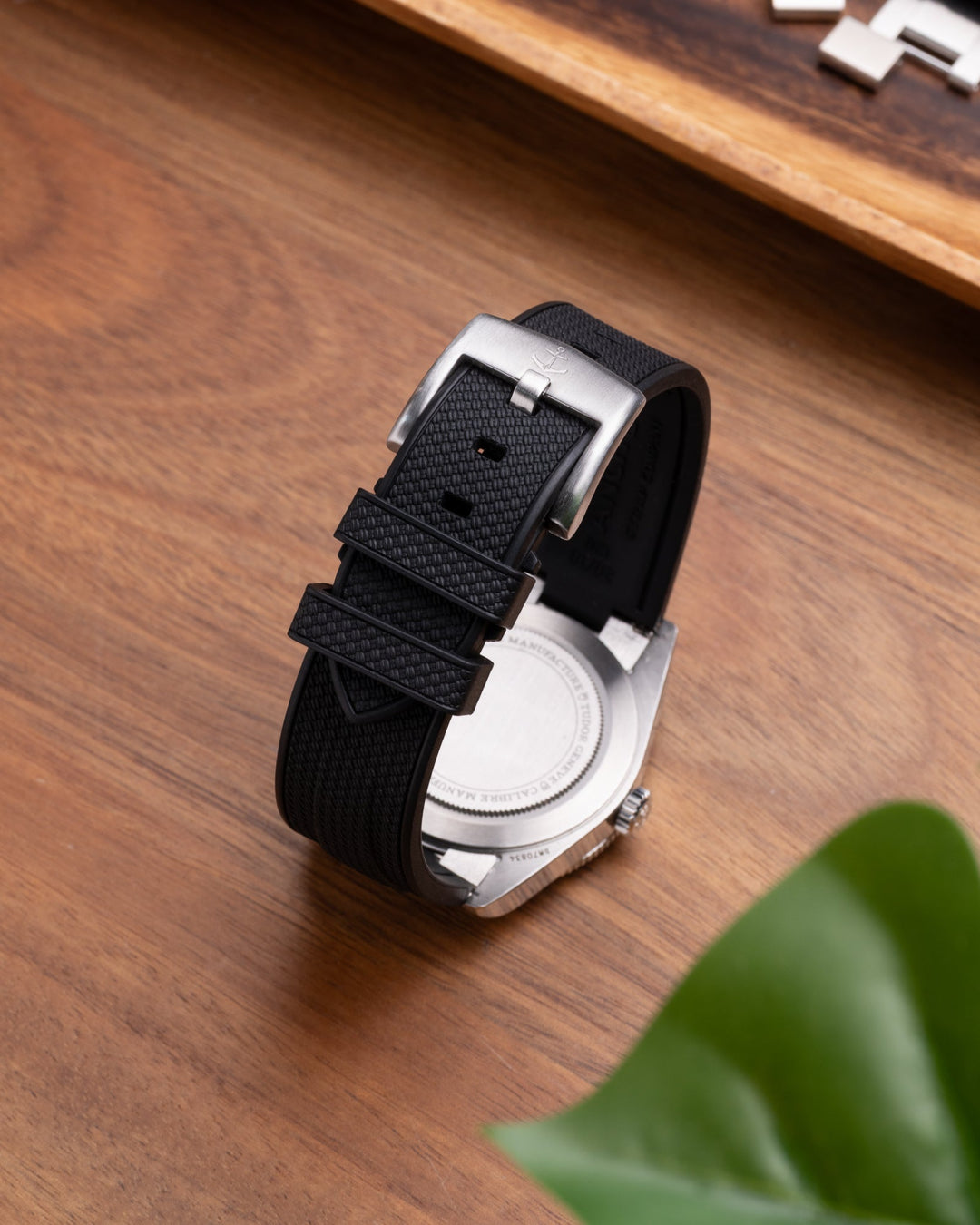 AnchorFlex™ End-Link for Tudor Black Bay 54 - Bathyscaphe Black - Anchor Strap Co.
