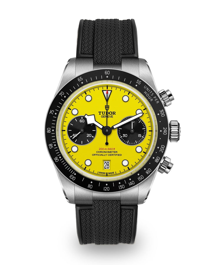 AnchorFlex™ End-Link for Tudor Black Bay Chrono 39 - Bathyscaphe Black - Anchor Strap Co.