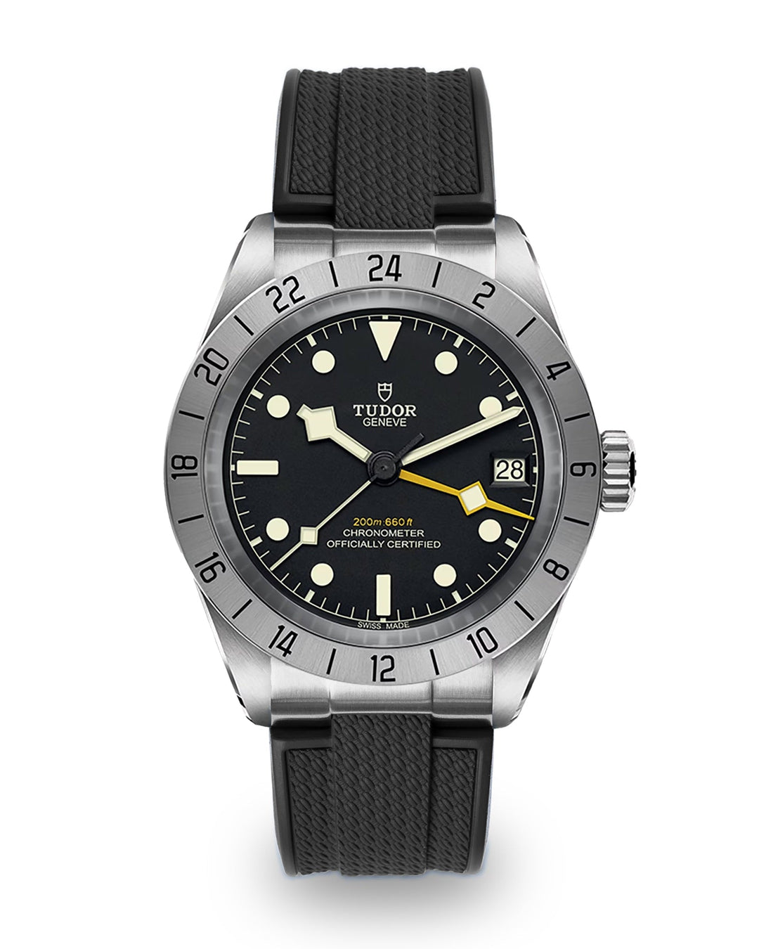 AnchorFlex™ End-Link for Tudor Black Bay PRO - Bathyscaphe Black - Anchor Strap Co.