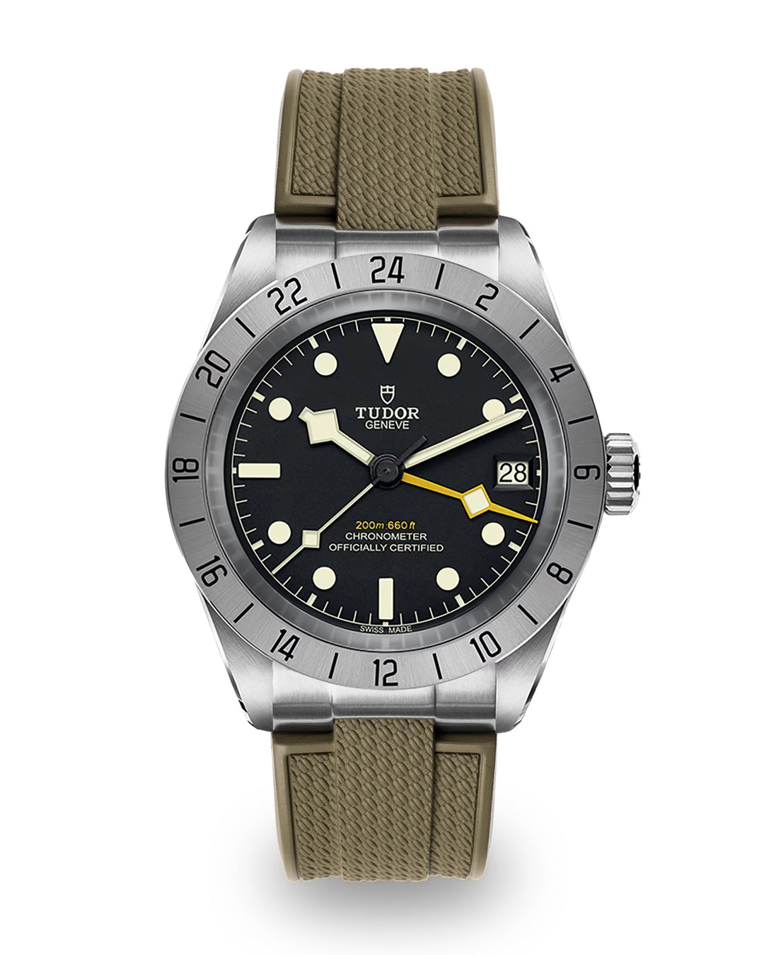 AnchorFlex™ End-Link for Tudor Black Bay PRO - Sea Moss Green - Anchor Strap Co.