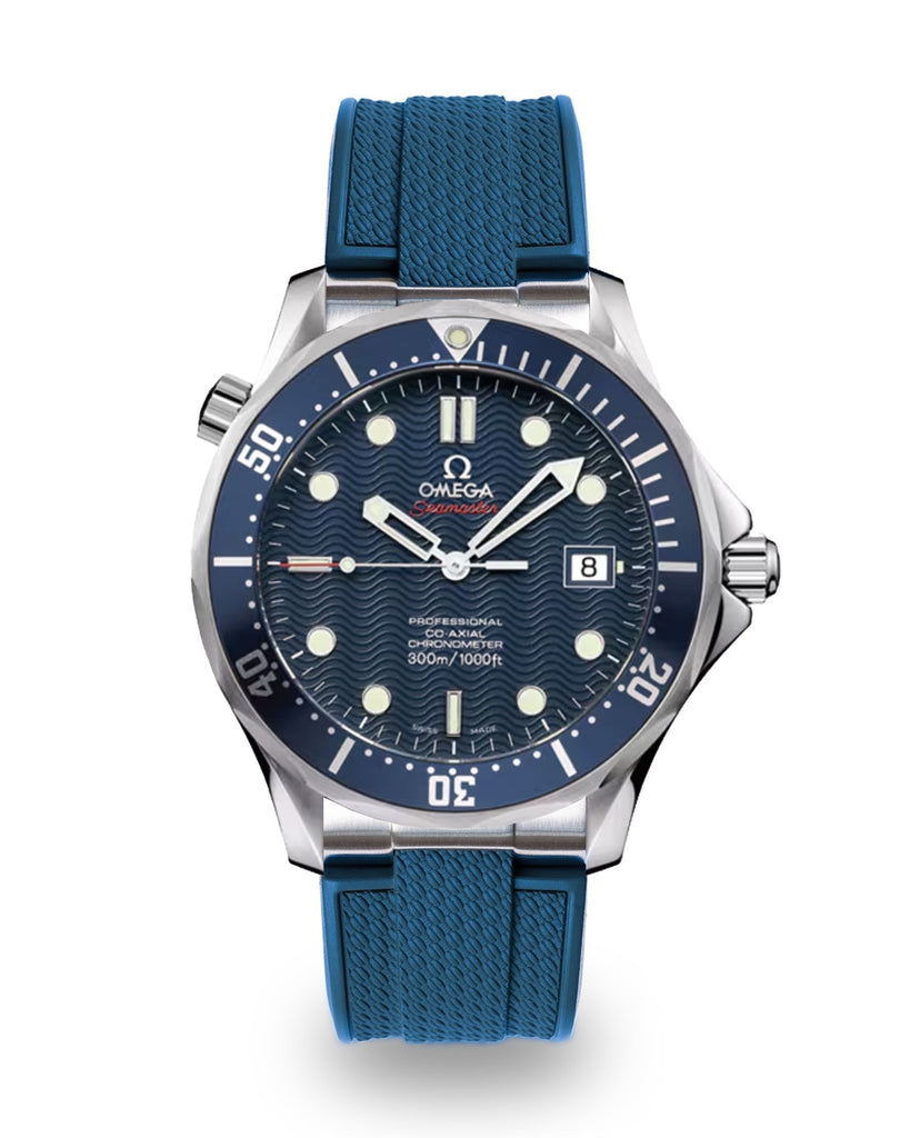 AnchorFlex™ End-Link for Omega Seamaster 41mm - Navy Blue – Anchor