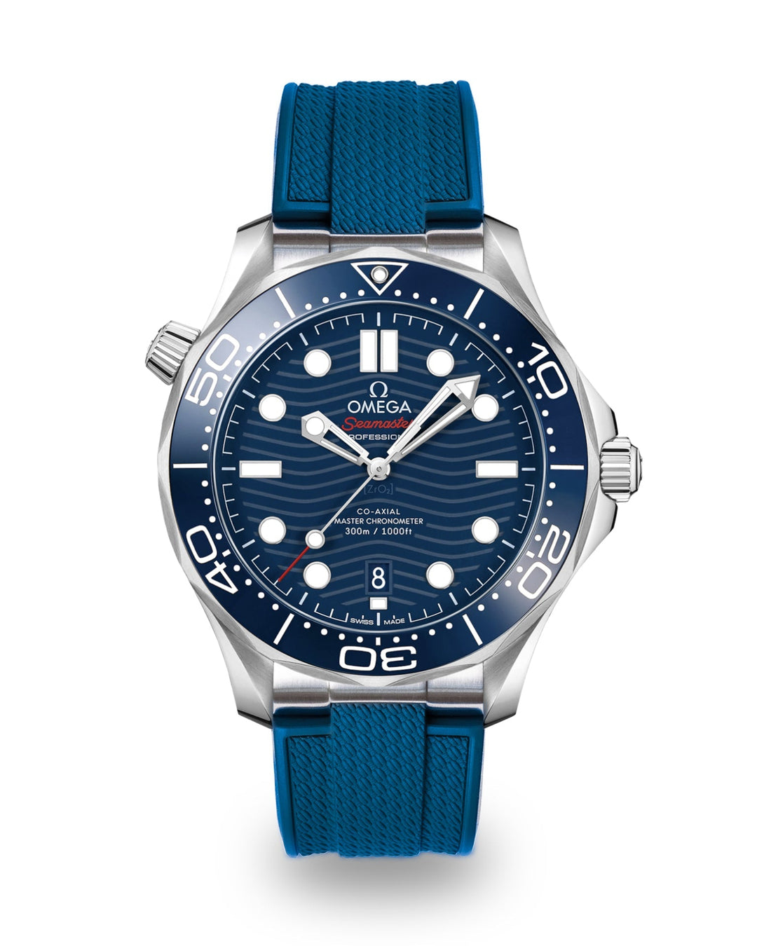 AnchorFlex™ Flagship EL for Omega Seamaster 42mm - Navy Blue - Anchor Strap Co.
