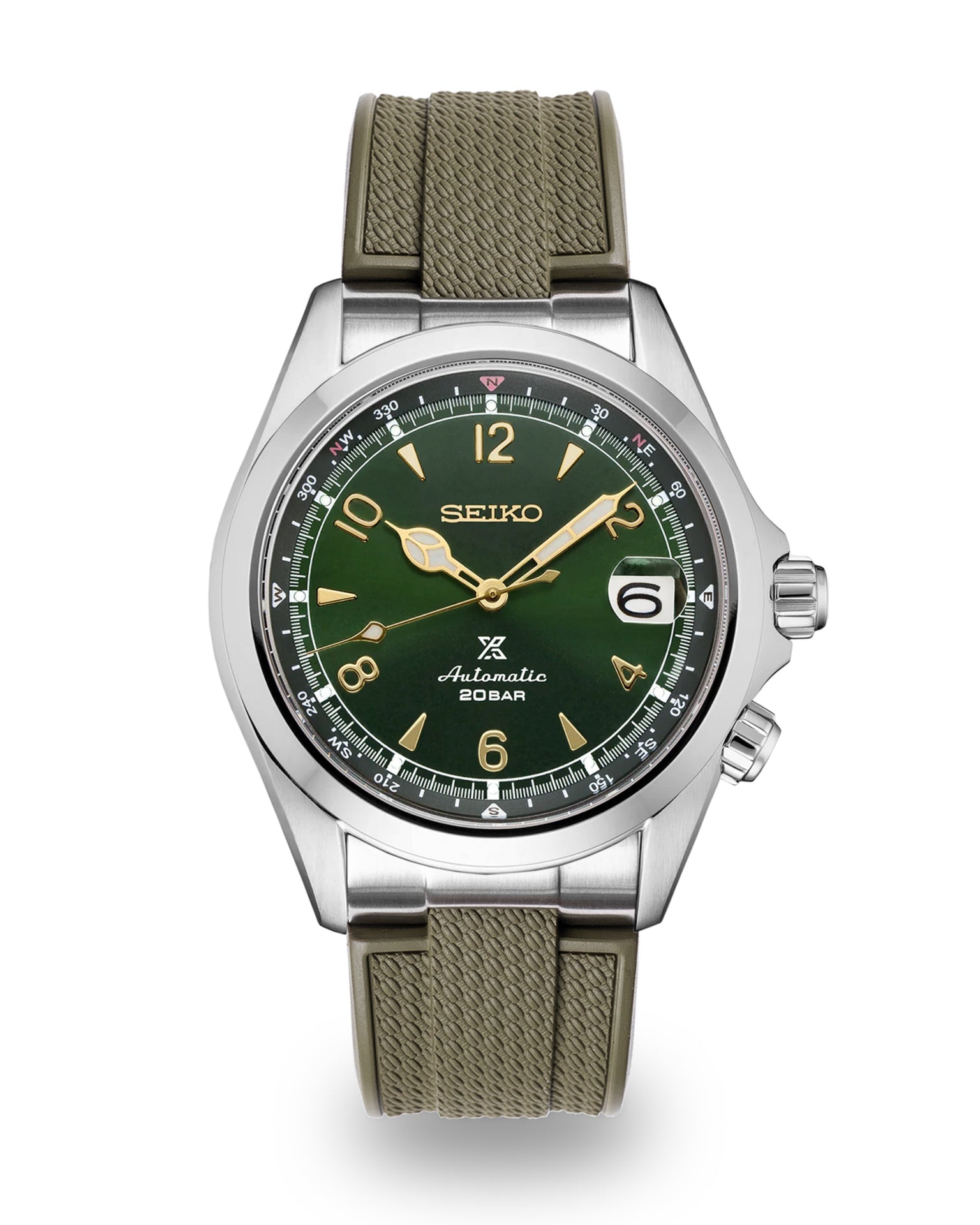 AnchorFlex™ End-Link for Seiko Alpinist - Sea Moss Green – Anchor