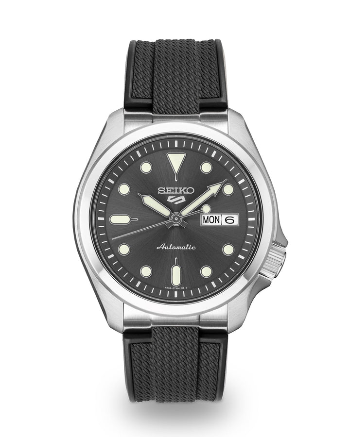 AnchorFlex™ Flagship EL for Seiko SRPE (20mm) - Bathyscaphe Black - Anchor Strap Co.
