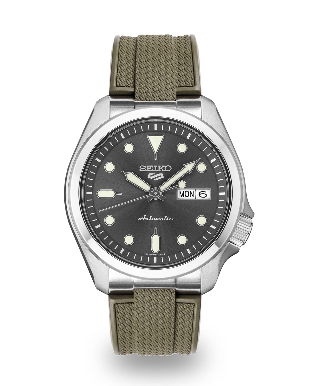 AnchorFlex™ Flagship EL for Seiko SRPE (20mm) - Sea Moss Green - Anchor Strap Co.
