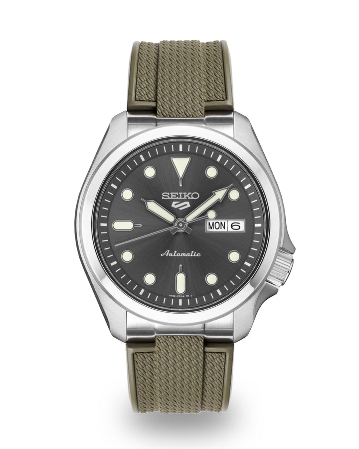 AnchorFlex™ Flagship EL for Seiko SRPE (20mm) - Sea Moss Green - Anchor Strap Co.