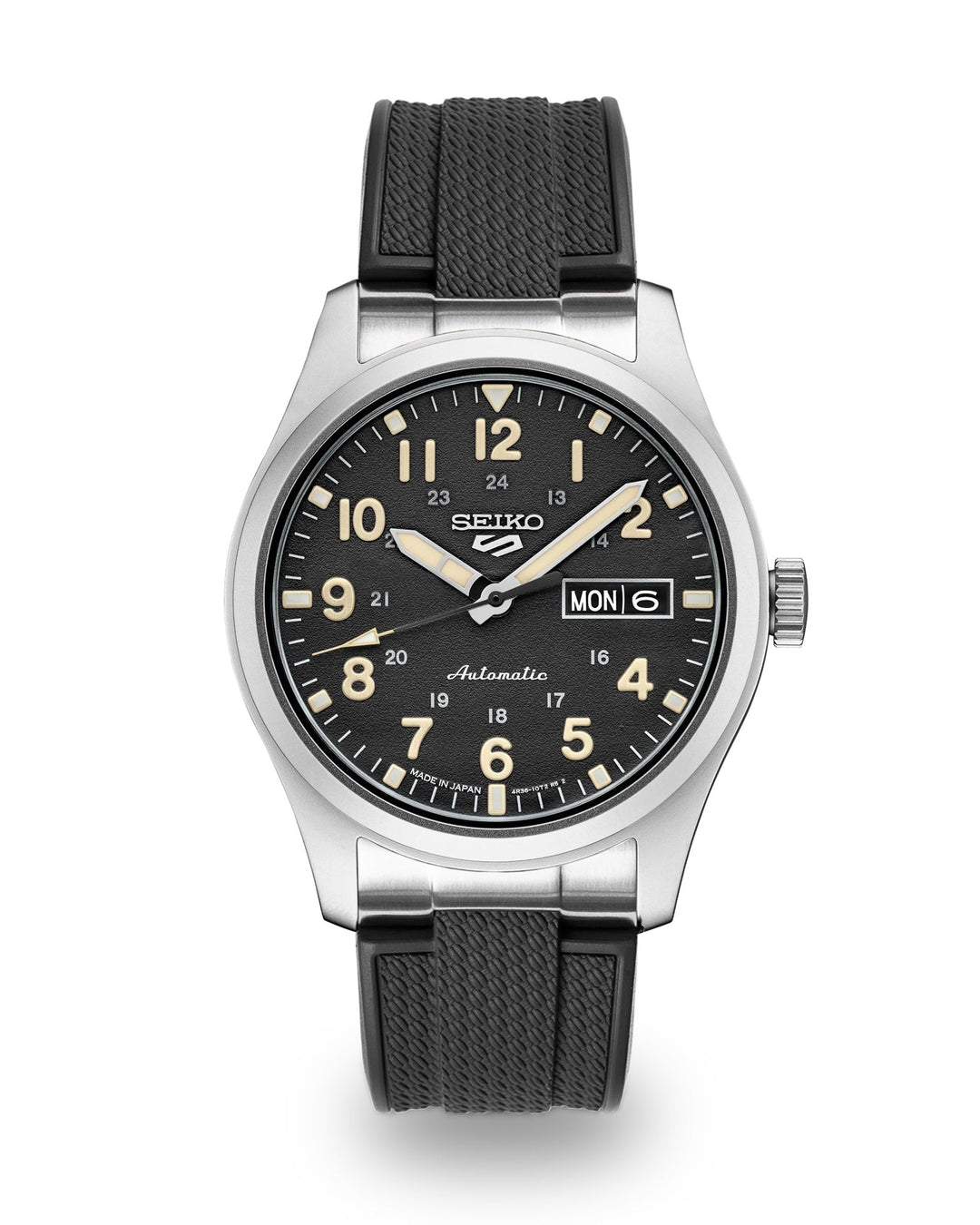 AnchorFlex™ Flagship EL for Seiko SRPG - Bathyscaphe Black - Anchor Strap Co.