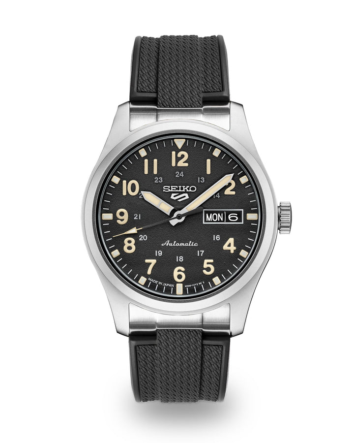 AnchorFlex™ Flagship EL for Seiko SRPG - Bathyscaphe Black - Anchor Strap Co.