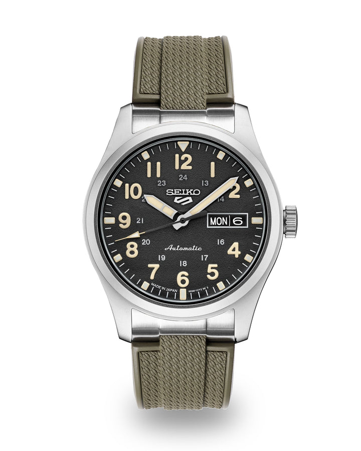 AnchorFlex™ Flagship EL for Seiko SRPG - Sea Moss Green - Anchor Strap Co.