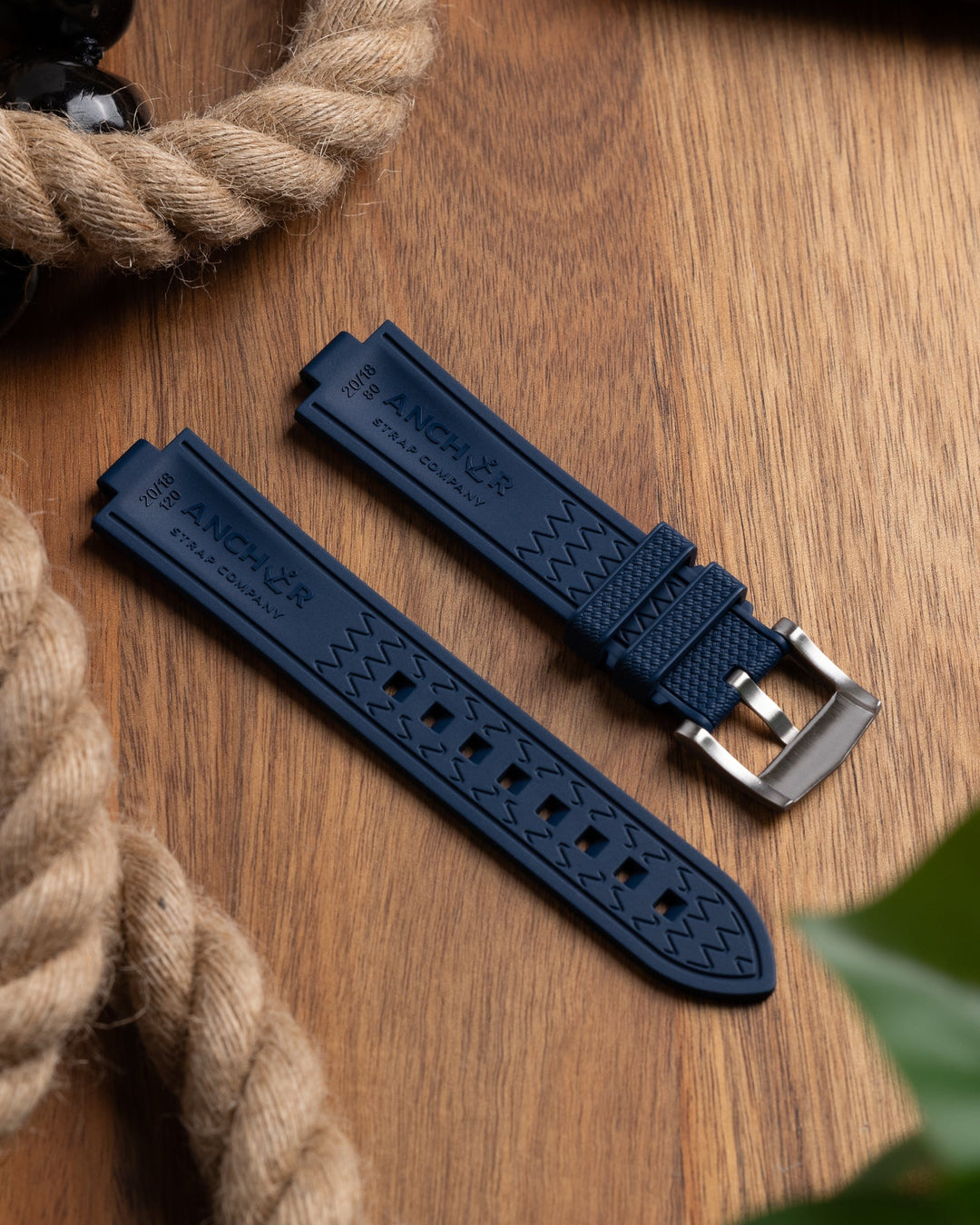 AnchorFlex™ Flagship EL for Seiko Willard - Navy Blue - Anchor Strap Co.