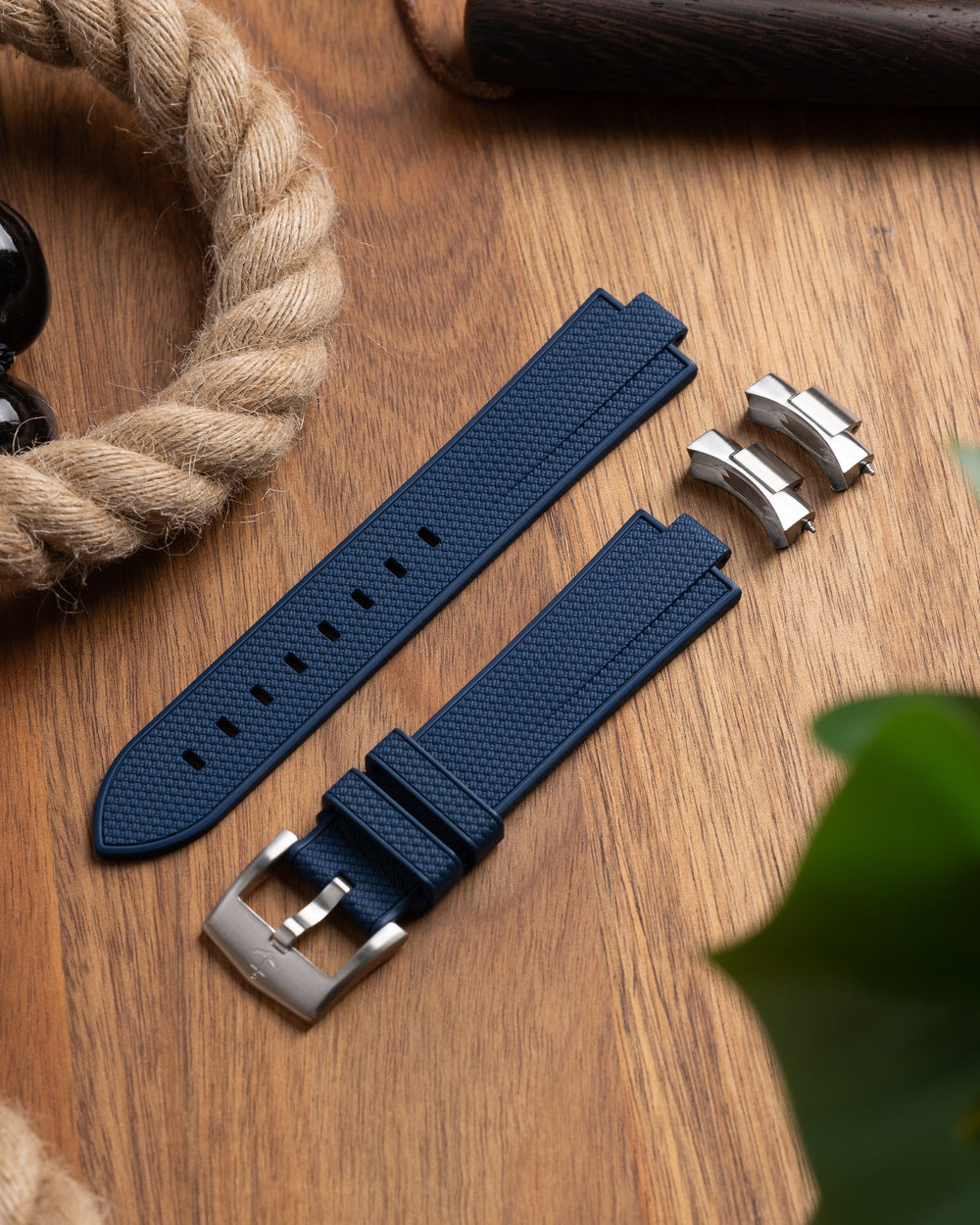 AnchorFlex™ Flagship EL for Seiko Willard - Navy Blue - Anchor Strap Co.