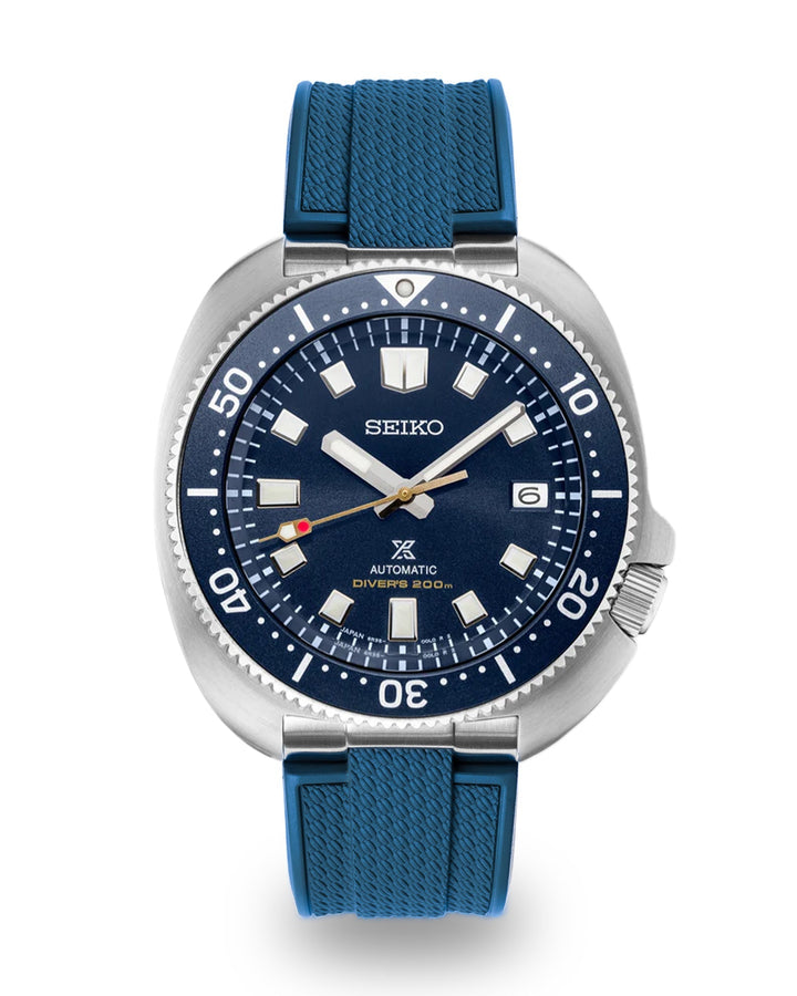 AnchorFlex™ Flagship EL for Seiko Willard - Navy Blue - Anchor Strap Co.