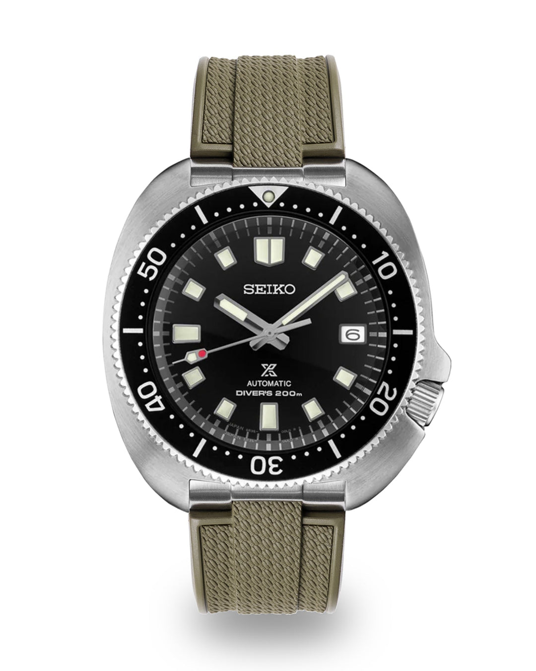 AnchorFlex™ Flagship EL for Seiko Willard - Sea Moss Green - Anchor Strap Co.
